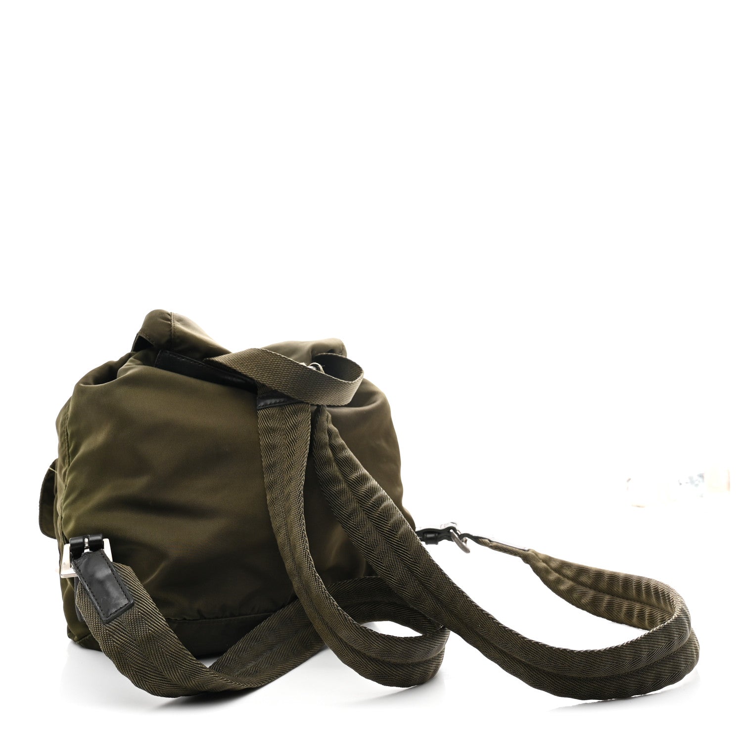 Prada Tessuto Nylon Vela Small Backpack Dark Green 3 of 10
