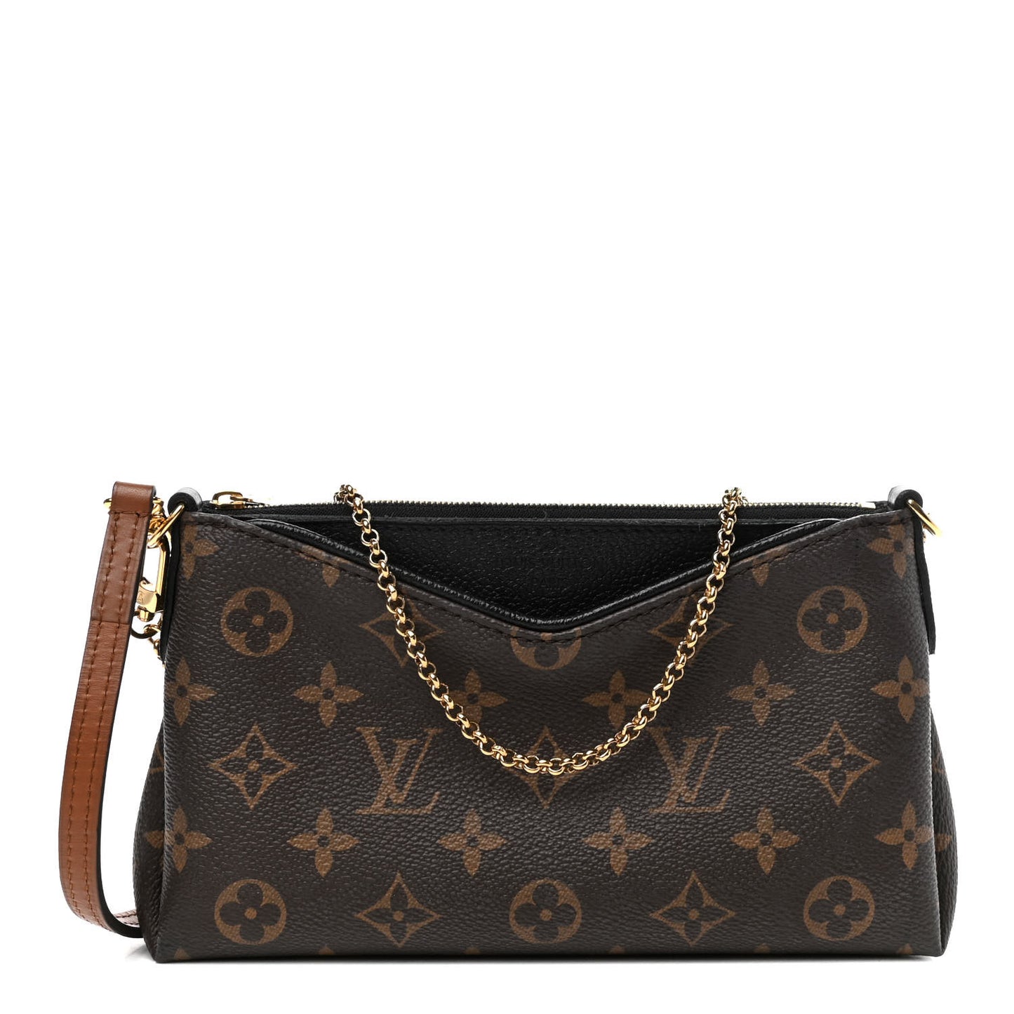 Monogram Pallas Clutch Black