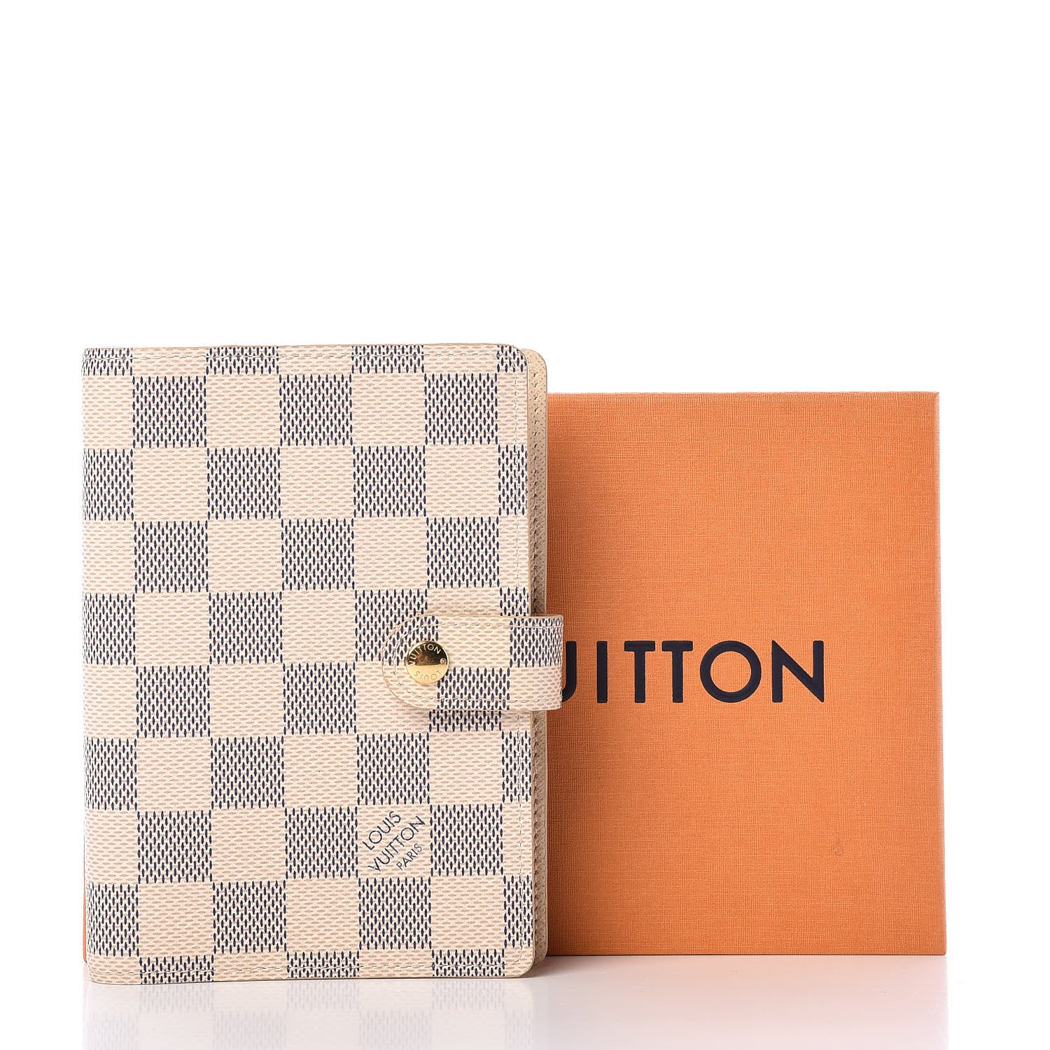 Louis Vuitton Damier Azur Small Ring Agenda Cover 8 of 8