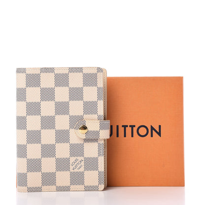 Louis Vuitton Damier Azur Small Ring Agenda Cover 8 of 8