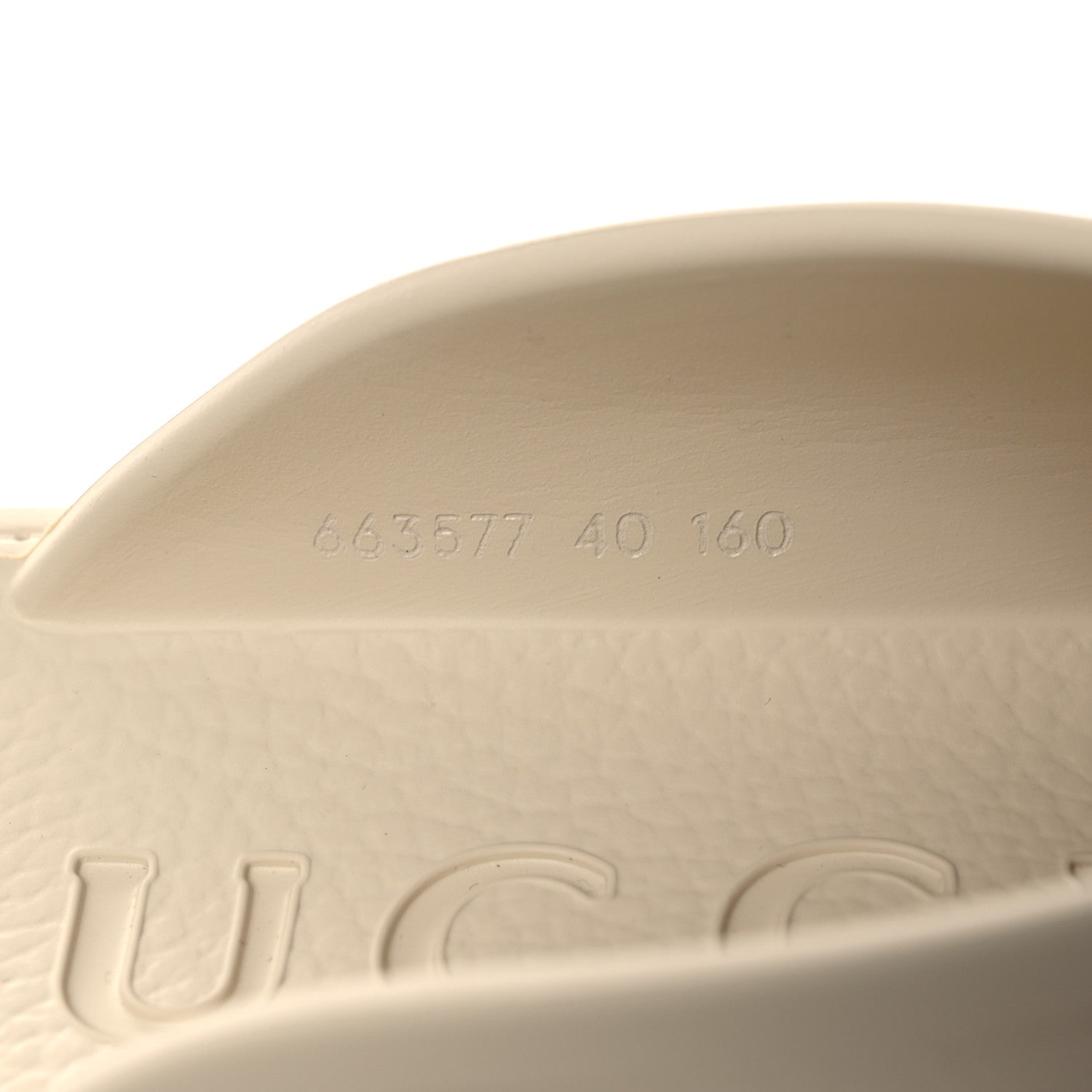 Gucci Rubber Monogram GG Go Through Platform Slide Clogs 40 Mystic White 10 of 11