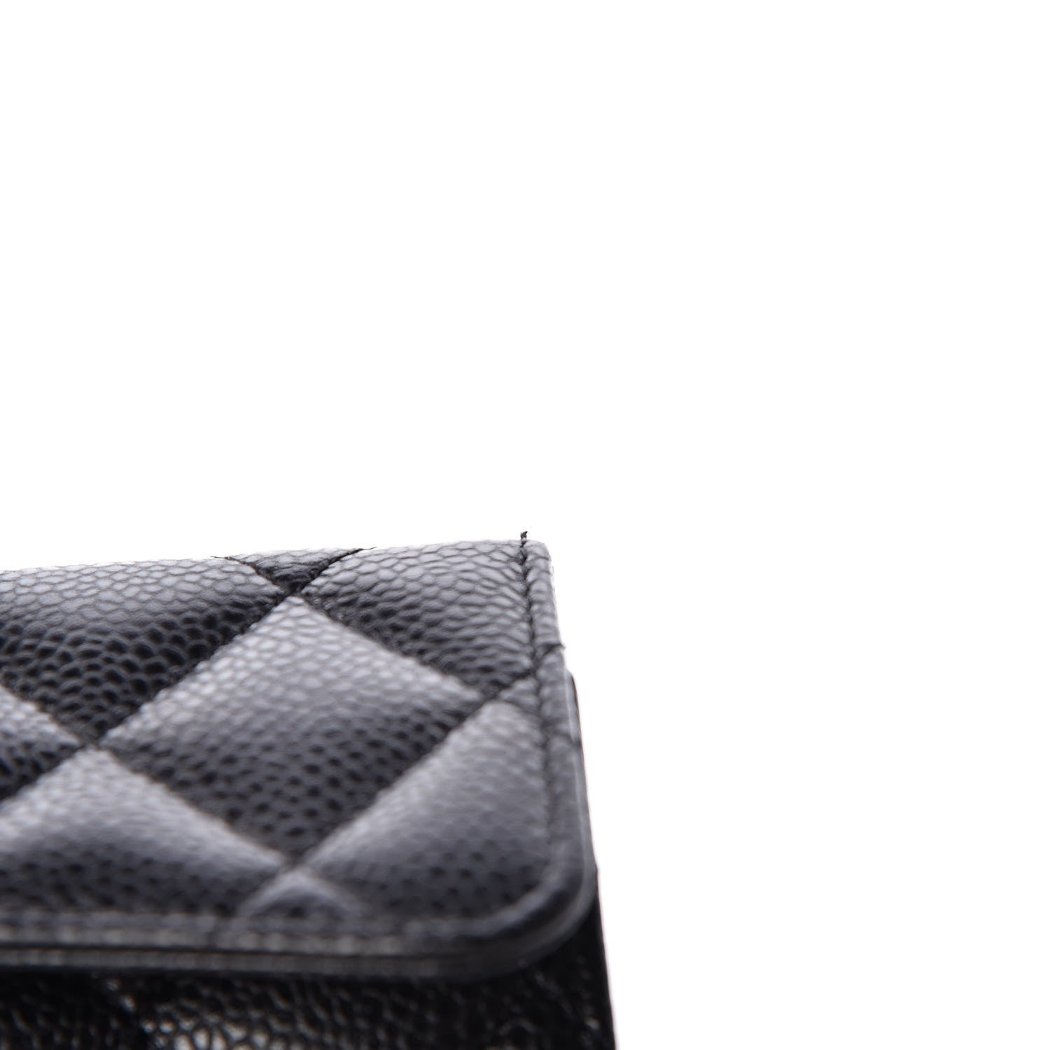 Chanel Caviar Quilted Long Flap Wallet Black 9 of 10