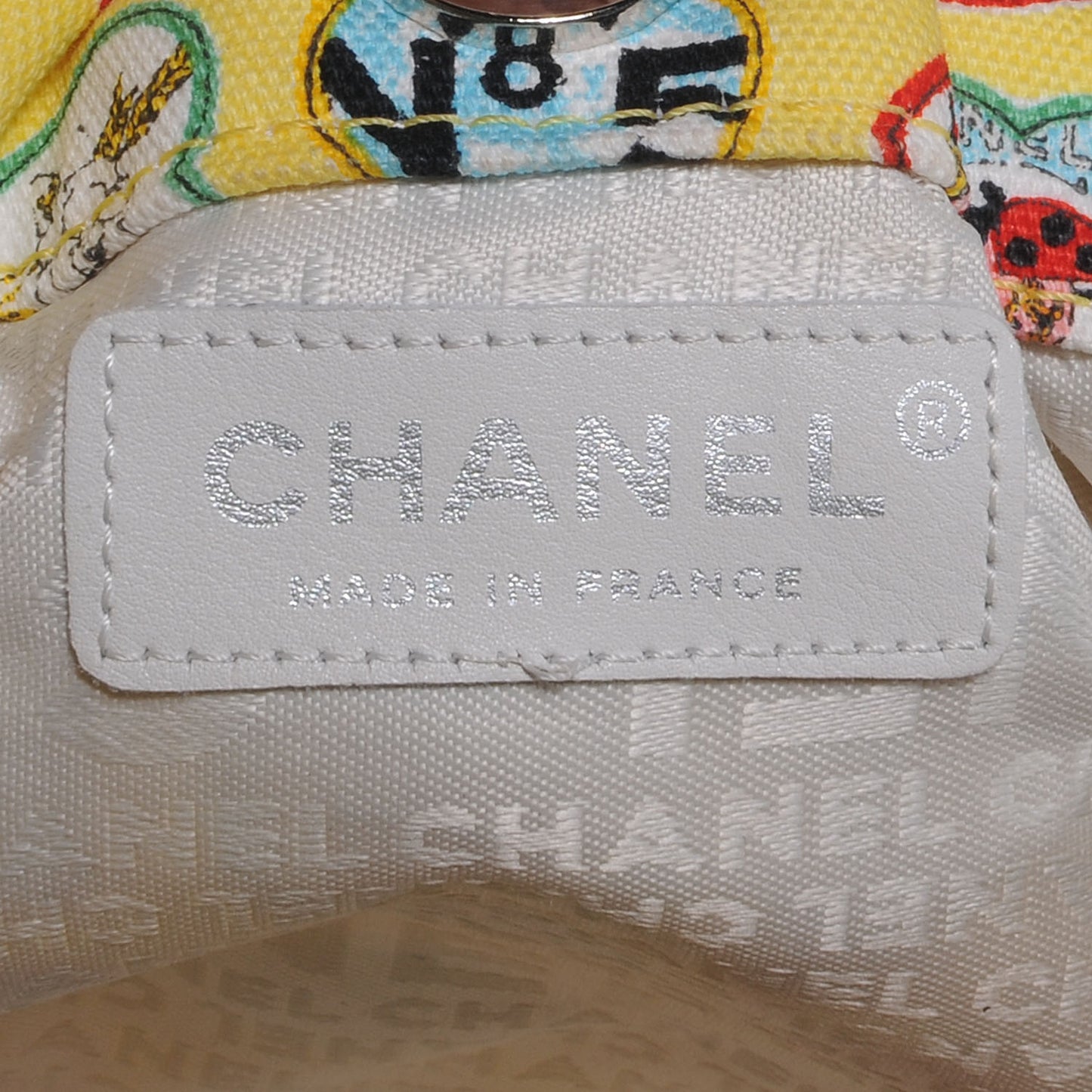 Canvas Coco Hearts Shoulder Bag Yellow