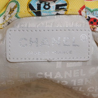 Chanel Canvas Coco Hearts Shoulder Bag Yellow 7 of 8
