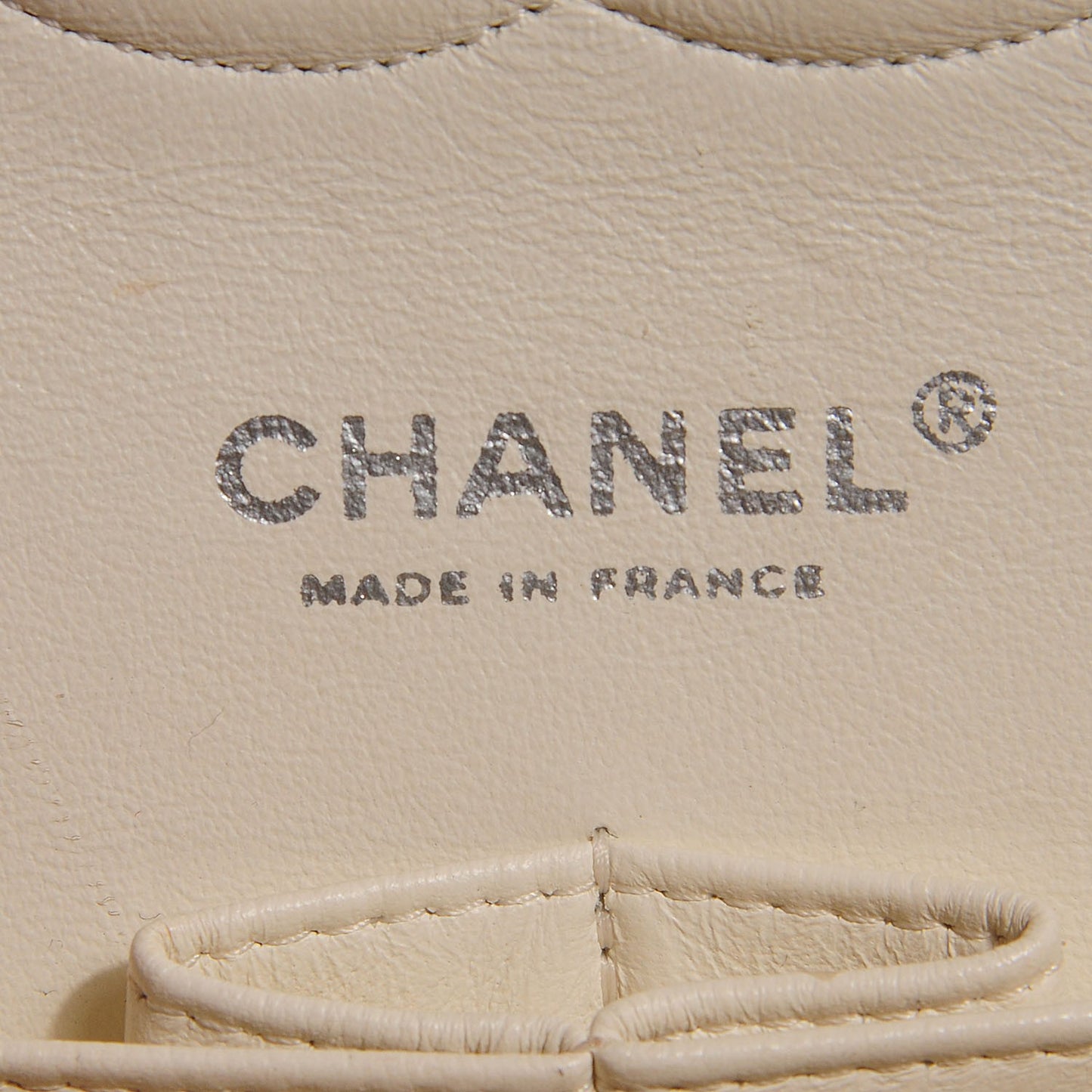 Caviar Quilted Medium Double Flap White