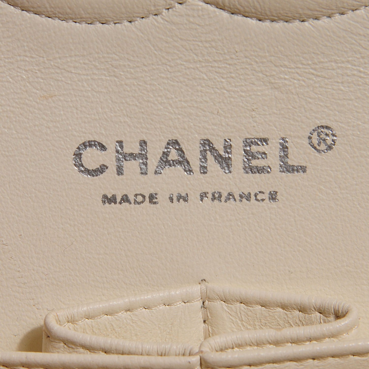 Chanel Caviar Quilted Medium Double Flap White 6 of 8