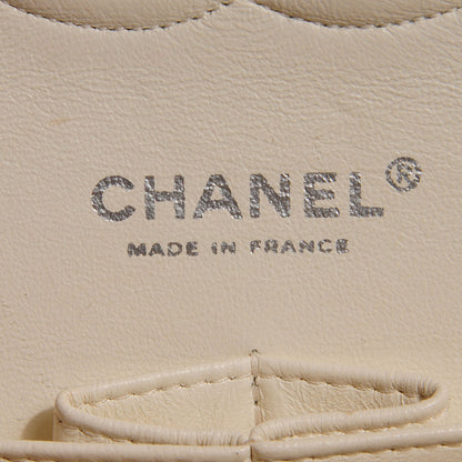 Chanel Caviar Quilted Medium Double Flap White 6 of 8