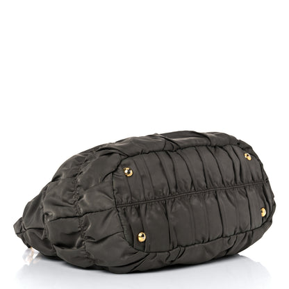 Prada Tessuto Nylon Gaufre Tote Fumo 4 of 40