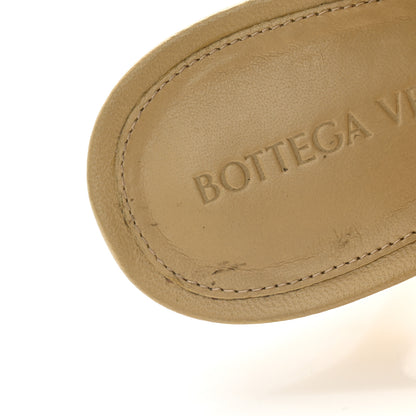 Bottega Veneta Nappa Braided Stretch Mule Sandals 37 Cane Sugar 8 of 10