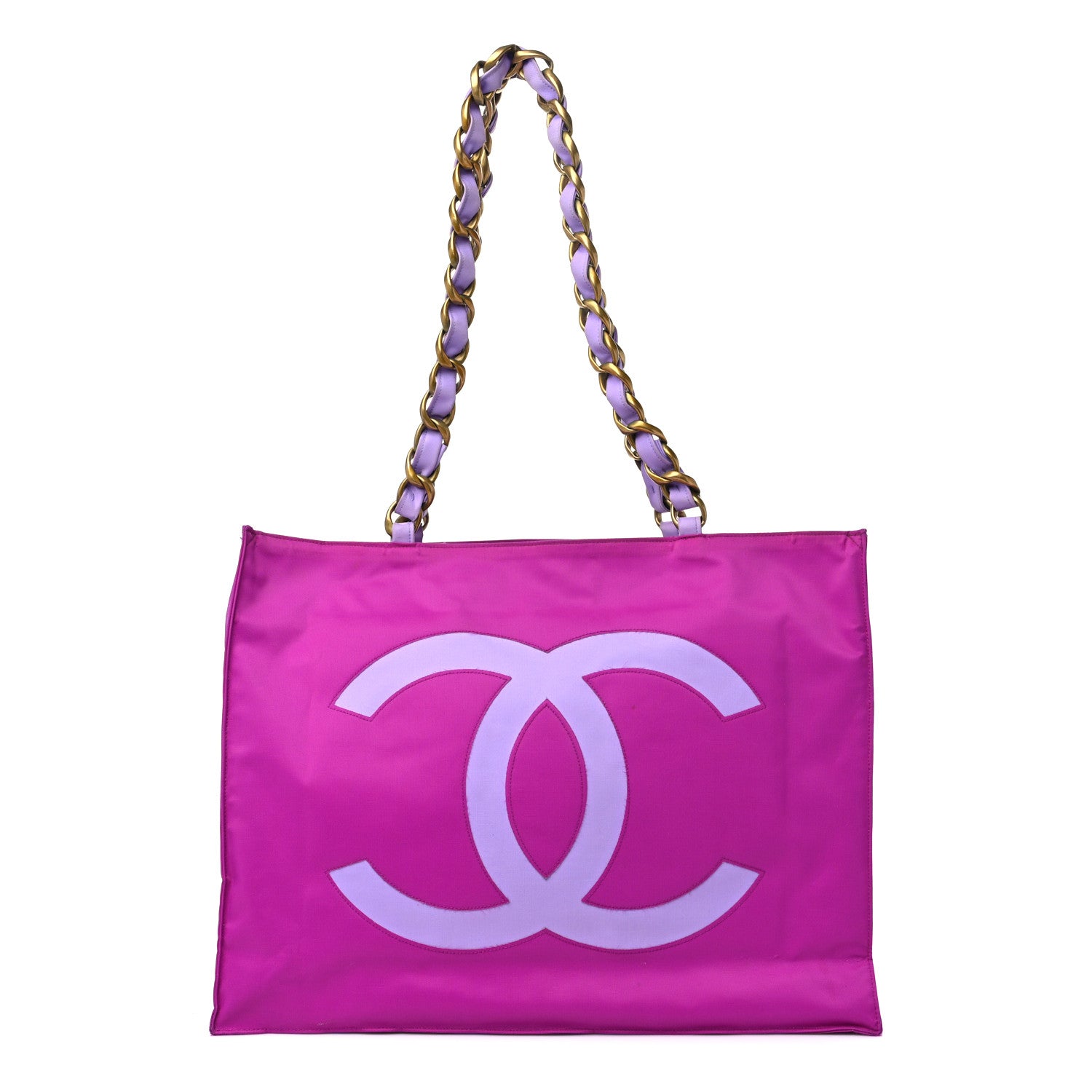 Chanel Nylon CC Shopper Tote Pink 1 of 16