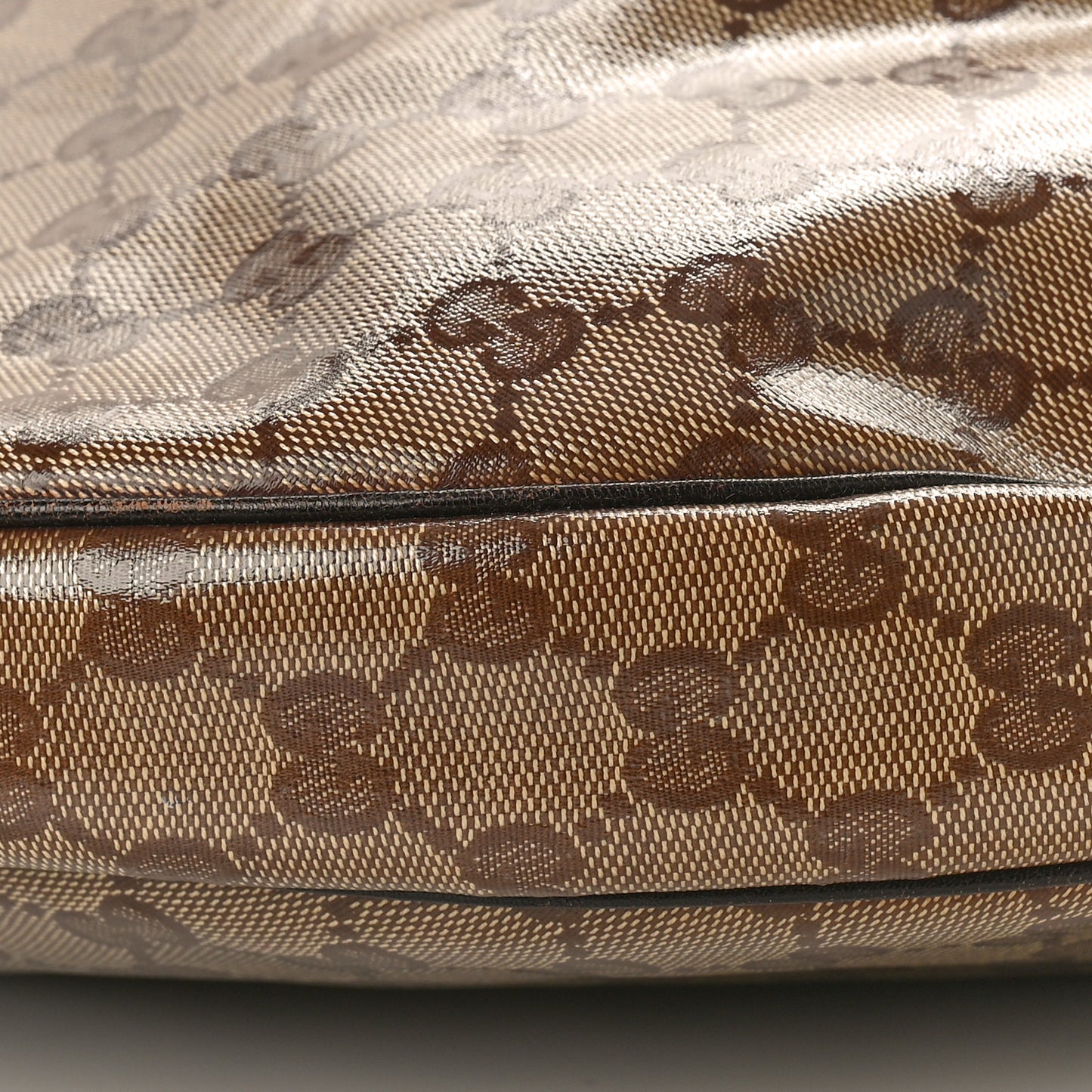 Crystal Monogram Duchessa Hobo Brown