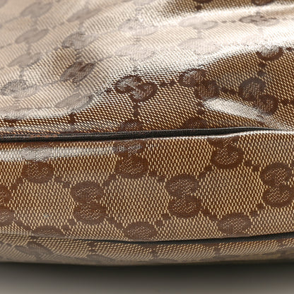 Gucci Crystal Monogram Duchessa Hobo Brown 10 of 10