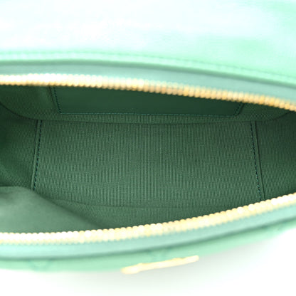 Chanel Caviar Quilted Mini CC You Camera Case Dark Green 5 of 10
