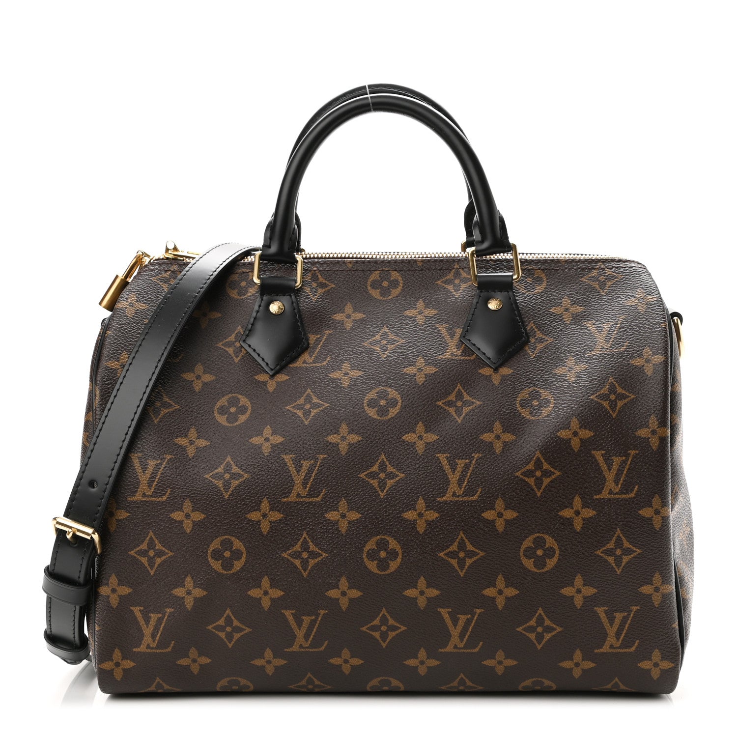Louis Vuitton Monogram My World Tour Speedy Bandouliere 30 Black 1 of 11