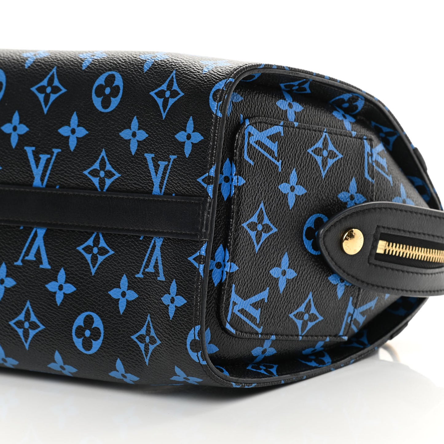 Colored Monogram Speedy Amazon PM Blue Black