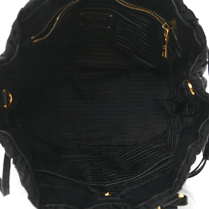 Prada Tessuto Nylon Gaufre Tote Black 4 of 11