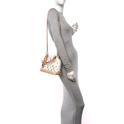 Louis Vuitton LV x TM Monogram Multicolor Alma BB White 2 of 10