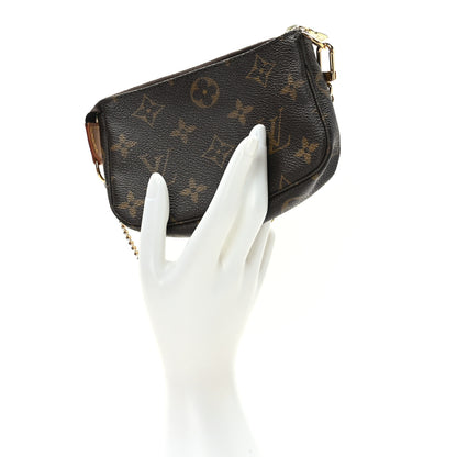 Louis Vuitton Monogram Mini Pochette Accessories 2 of 8