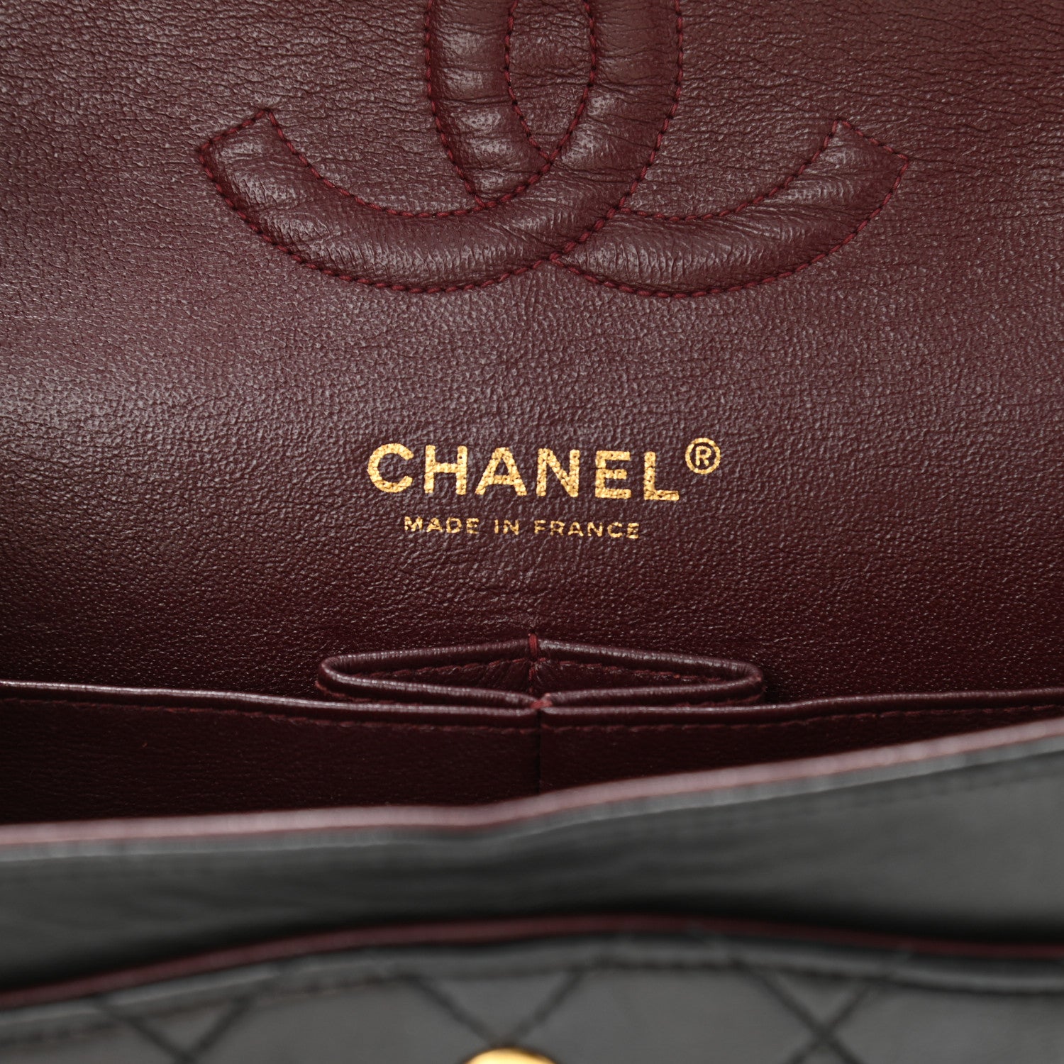 Chanel Lambskin Quilted Medium Double Flap Black 6 of 14