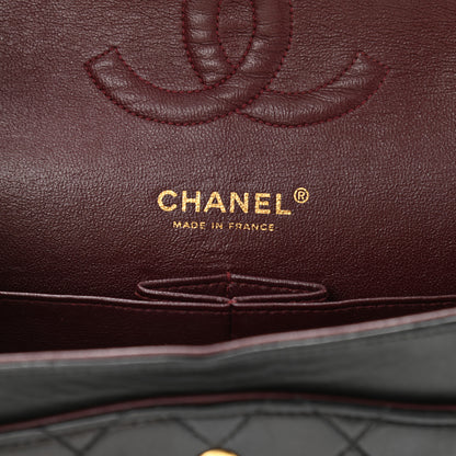 Chanel Lambskin Quilted Medium Double Flap Black 6 of 14