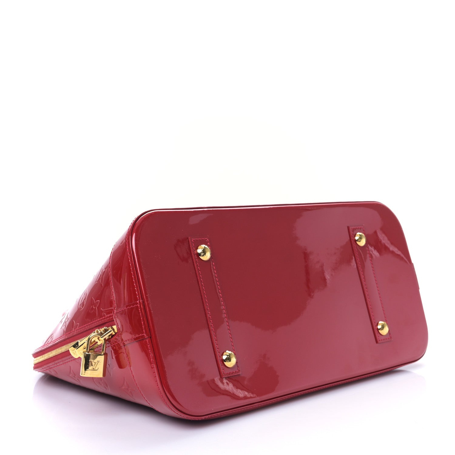Louis Vuitton Vernis Alma MM Pomme D'Amour 4 of 9