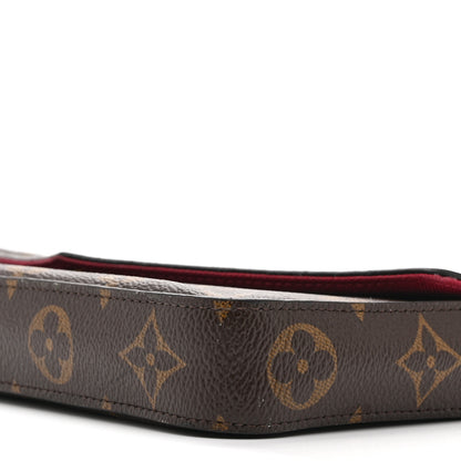 Louis Vuitton Monogram Pochette Felicie Chain Wallet Fuchsia 11 of 11