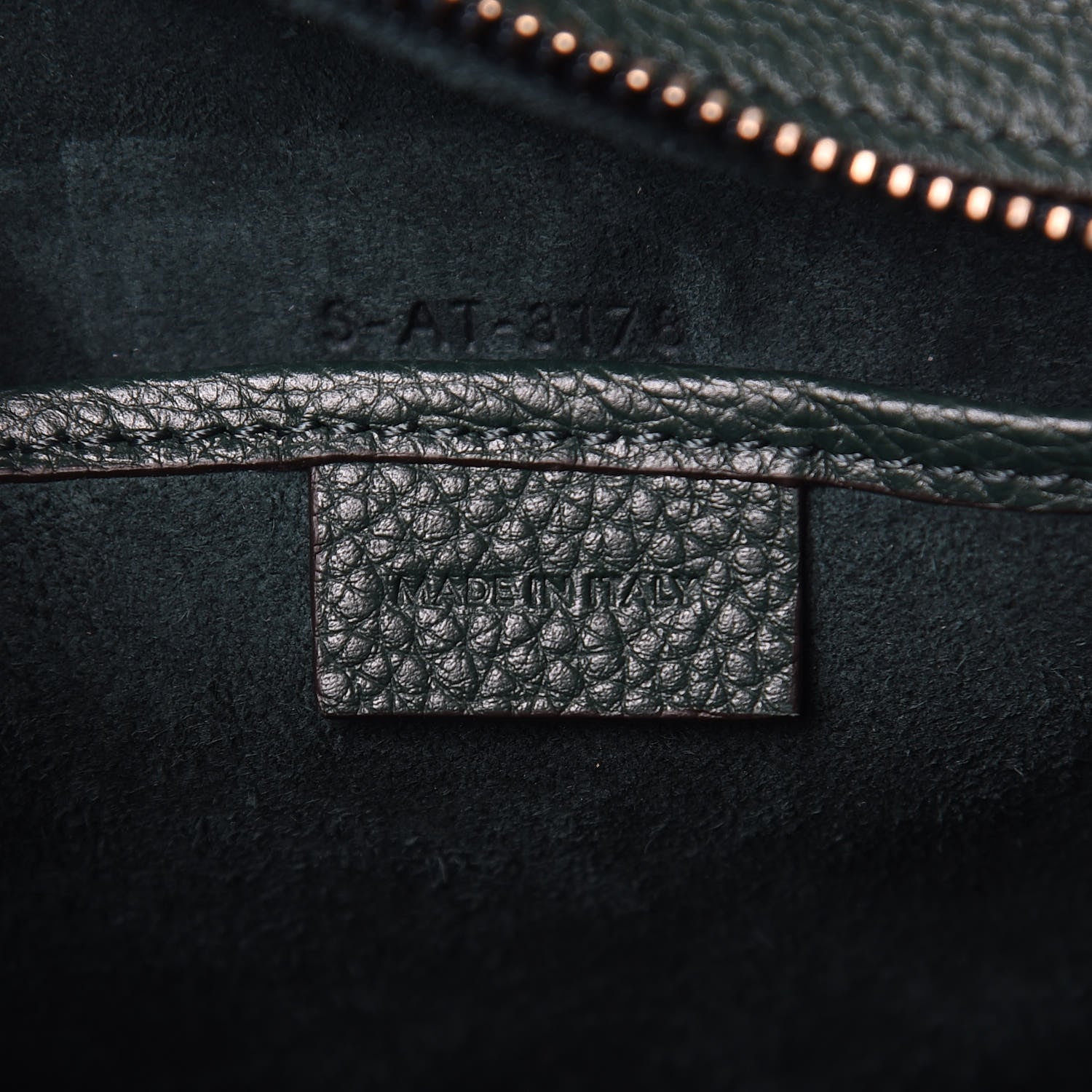 Celine Drummed Calfskin Nano Luggage Amazone 7 of 10