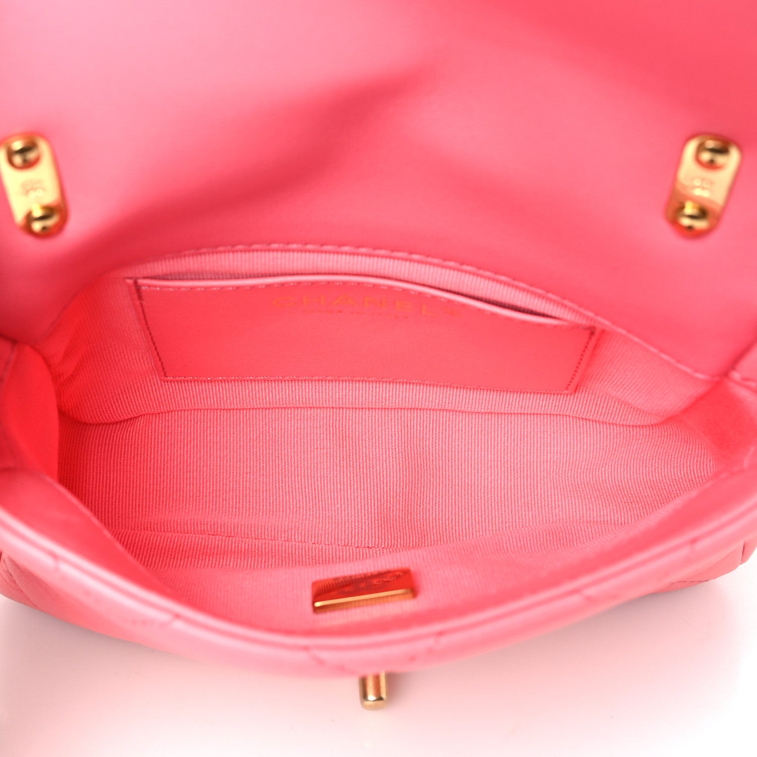 Chanel Lambskin Quilted Mini Funky Town Flap Pink 5 of 10