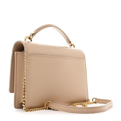 Saint Laurent Calfskin Monogram Sunset Chain Wallet Dark Beige 3 of 9