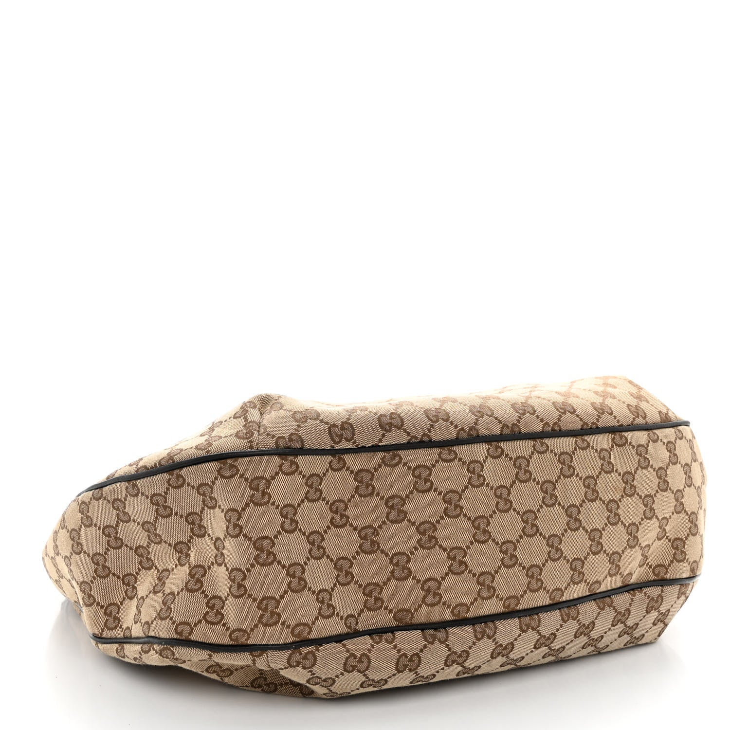 Gucci Monogram Large New Ladies Web Hobo Dark Brown 4 of 11