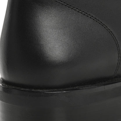 Louis Vuitton Calfskin Wonderland Ranger Boots 39 Black 11 of 11