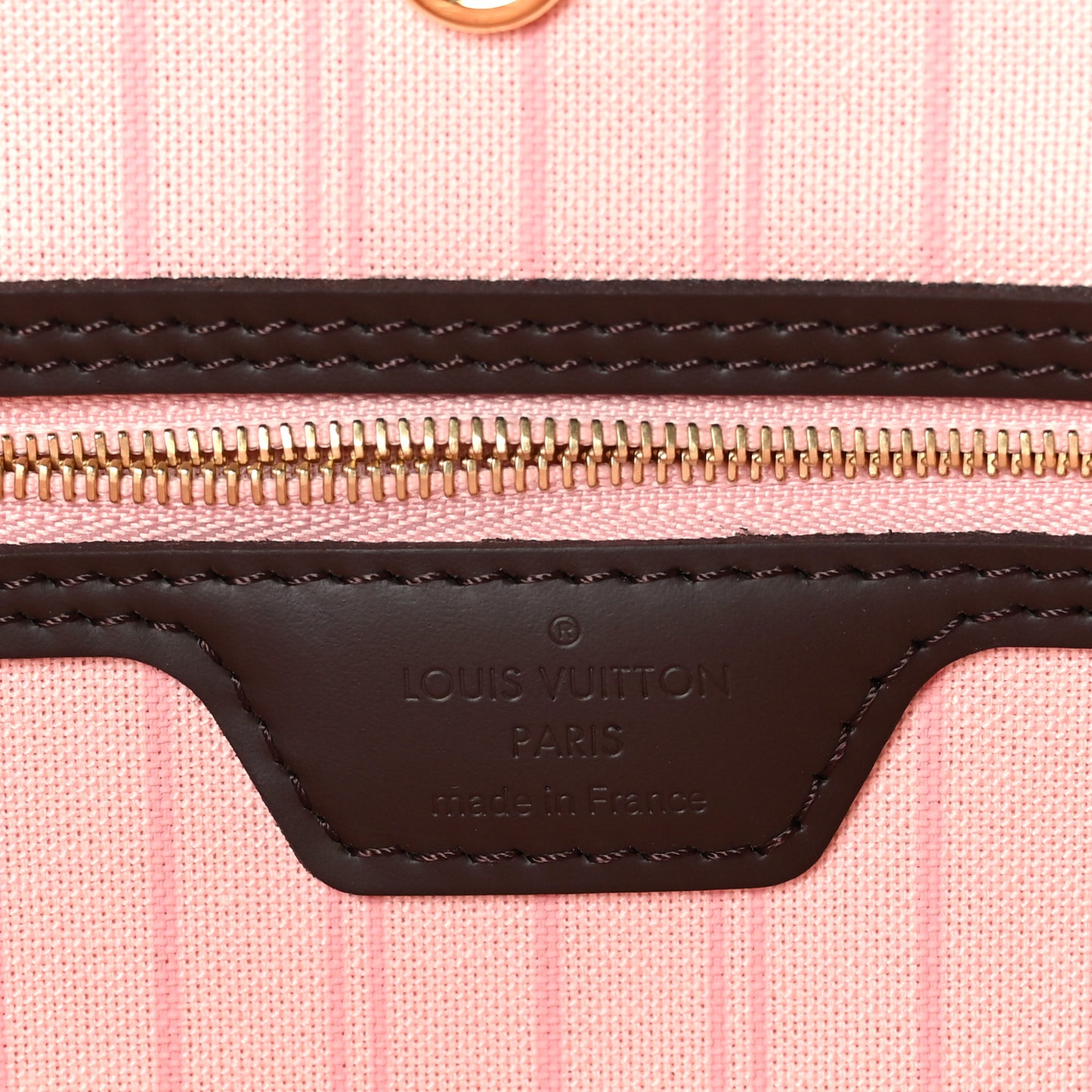 Damier Ebene Neo Neverfull MM Rose Ballerine