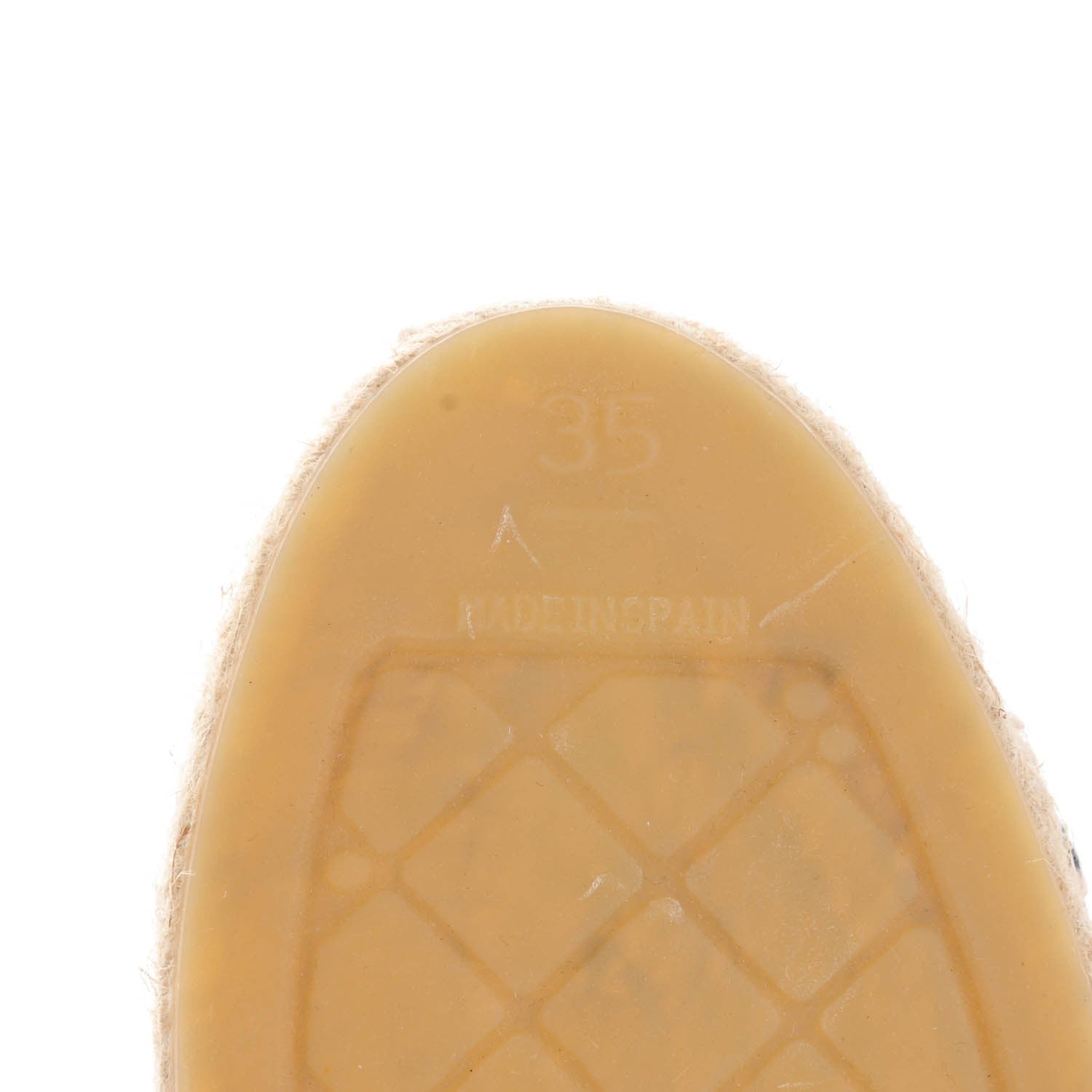Chanel Lambskin CC Espadrilles 35 Dark Navy 6 of 9