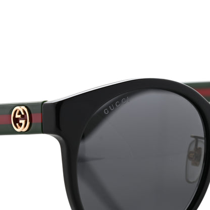 Gucci Acetate GG Web Round Eye Sunglasses GG0854SK Black 8 of 8