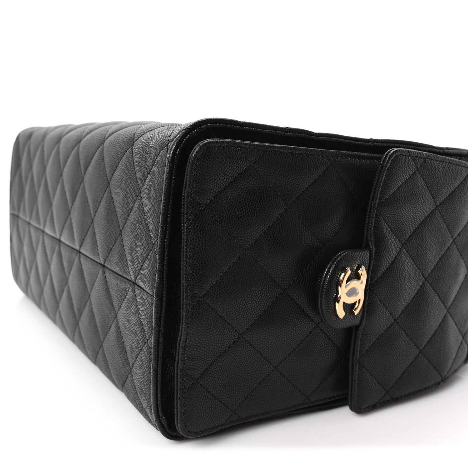 Chanel Caviar Quilted Medium Chanel 25 Handbag Black 11 of 12
