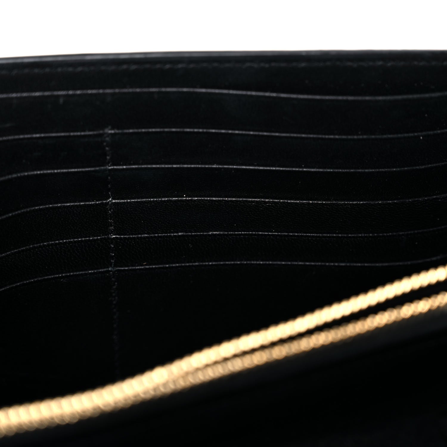 Saint Laurent Calf Hair Monogram Chain Wallet Leopard 12 of 14