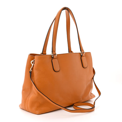 Gucci Cellarius Calfskin Medium Soho Working Tote Curcuma 3 of 16