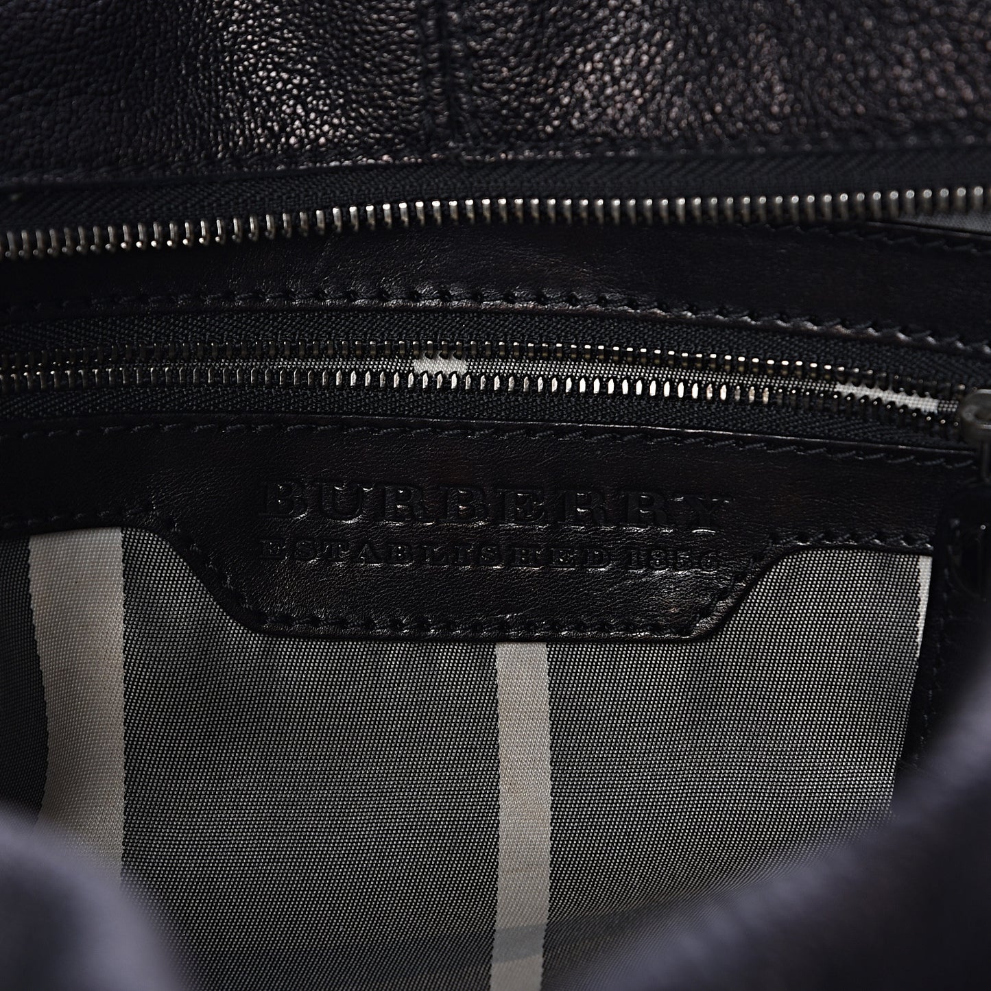 Calfskin Dallinger Satchel Black