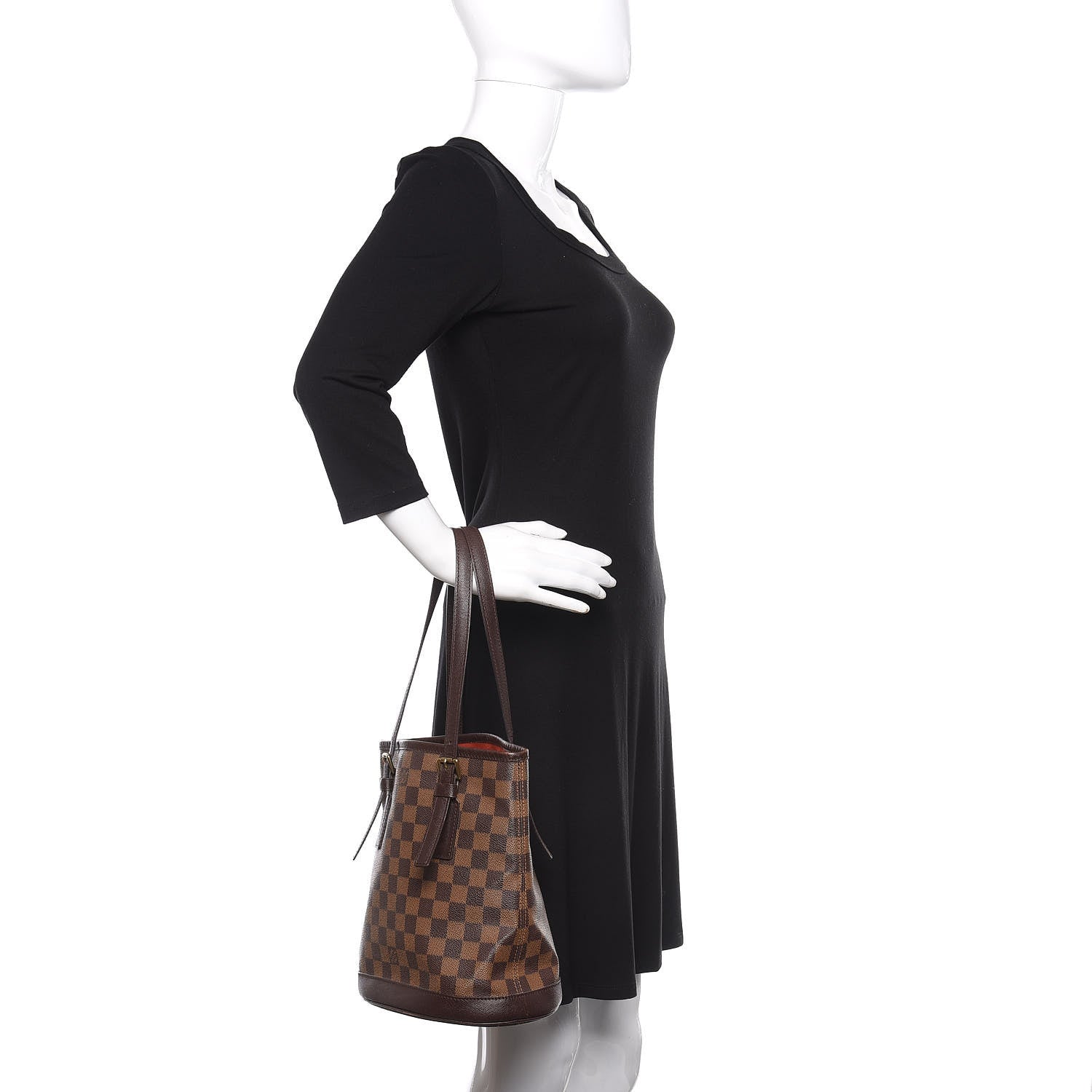 Louis Vuitton Damier Ebene Marais Bucket 23 2 of 9