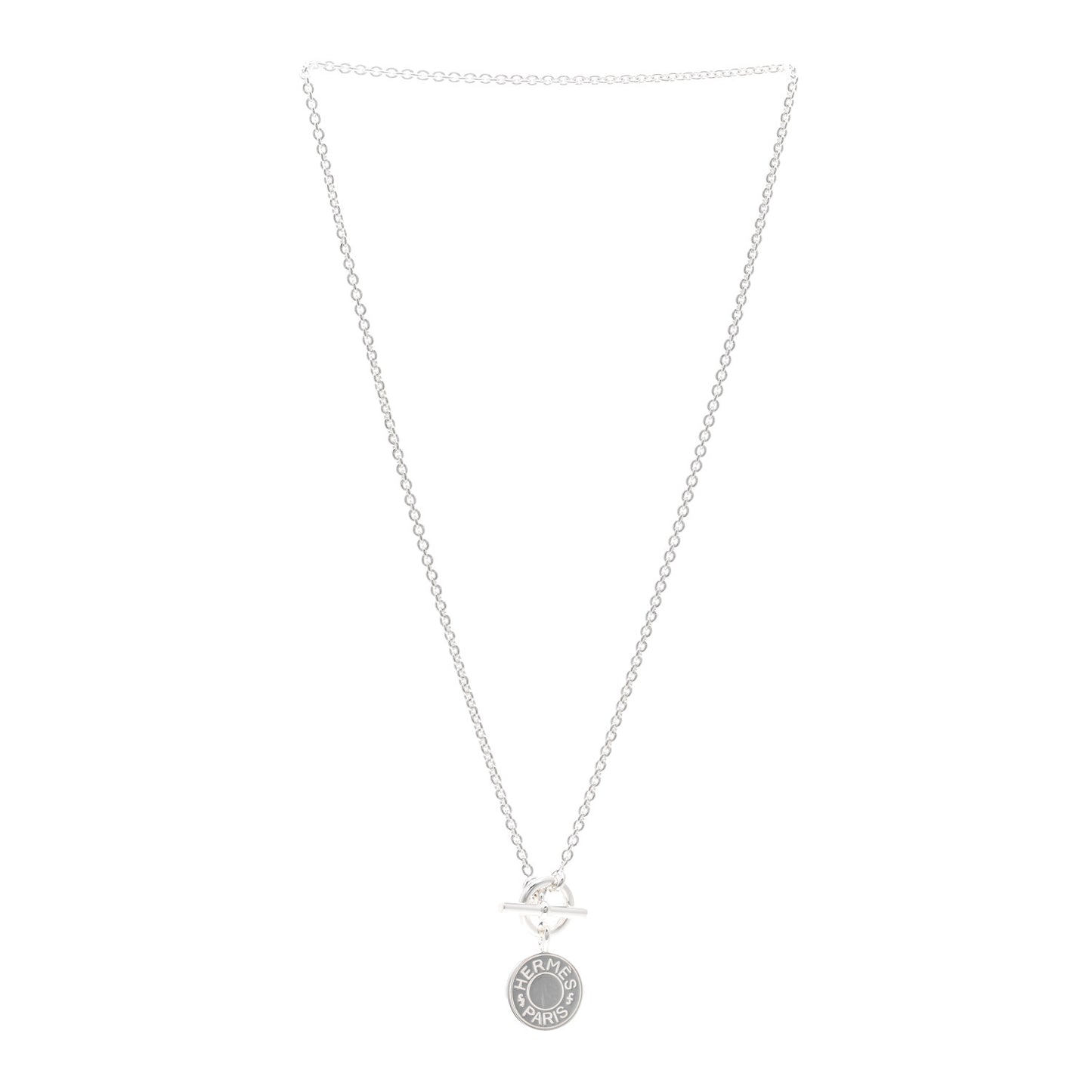 Sterling Silver Amulettes H Confettis Pendant Necklace