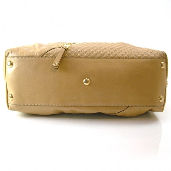 Marc Jacobs Leather Quilted Large Irena Almond 5 of 10