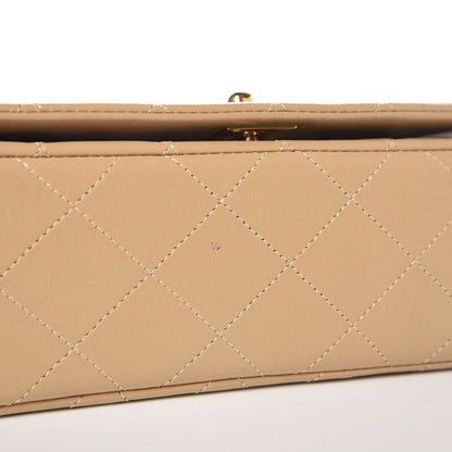 Chanel Lambskin Quilted Mini Flap Beige 8 of 11