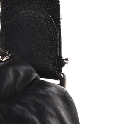 Chanel Coated Canvas Quilted Expandable Messenger Black 9 of 9