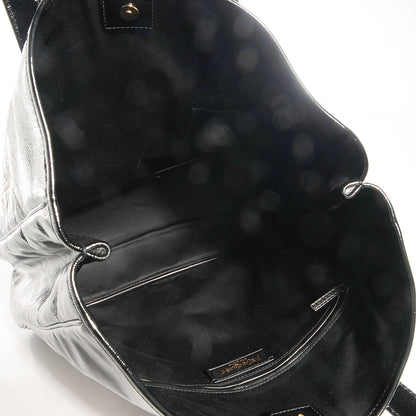 Saint Laurent Textured Patent Large Y-Mail Tote Black 5 of 7
