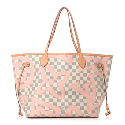 Louis Vuitton Damier Azur Tahitienne Neverfull MM 1 of 9