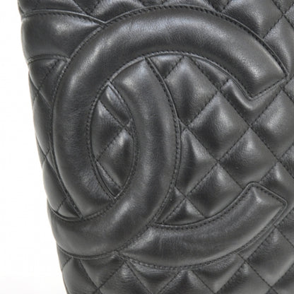 Chanel Calfskin Quilted Medium Cambon Tote Black 5 of 13