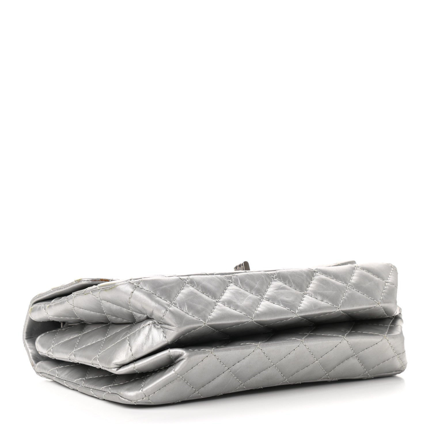 Chanel Metallic Aged Calfskin 2.55 Reissue 225 Flap Silver 4 of 13