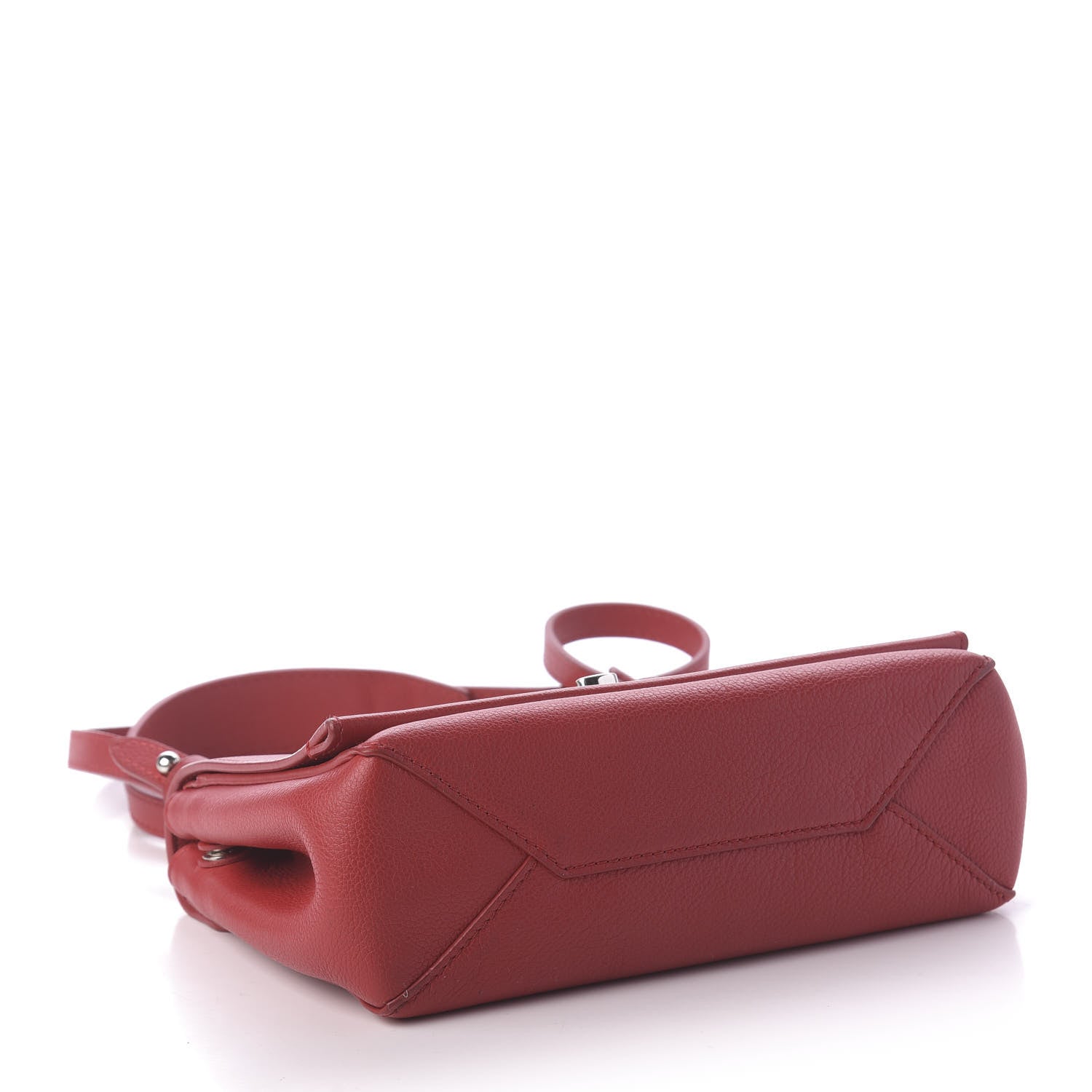 Louis Vuitton Calfskin Lockme II Chain Bag BB Rubis 4 of 10