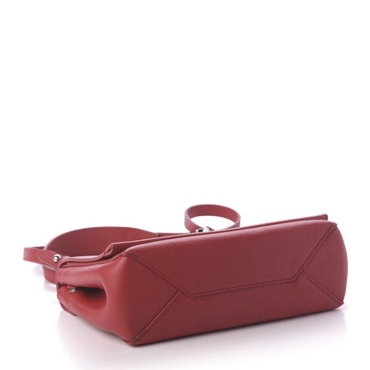 Louis Vuitton Calfskin Lockme II Chain Bag BB Rubis 4 of 10