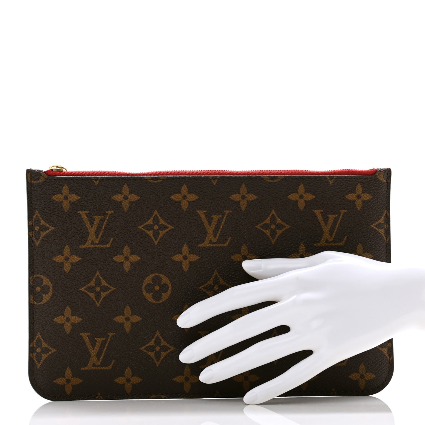 Monogram Neverfull MM GM Pochette Cherry